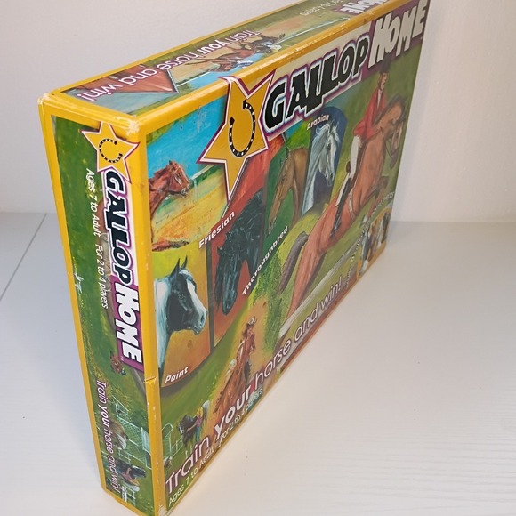 Gallop Home Board Game Train Your Horse & Win! Equestrian EUC - Picture 2 of 10